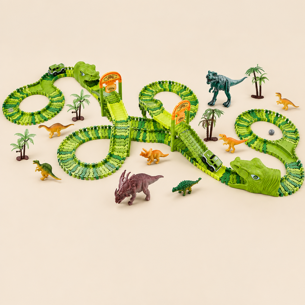 Dinosaur Flexible Race Track Set