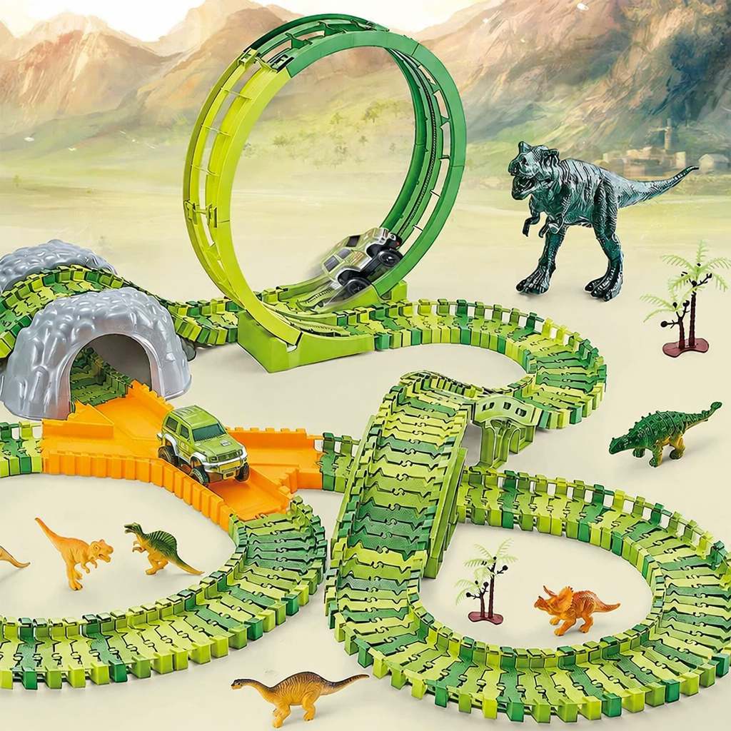 Dinosaur Flexible Race Track Set