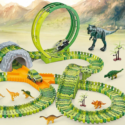 Dinosaur Flexible Race Track Set