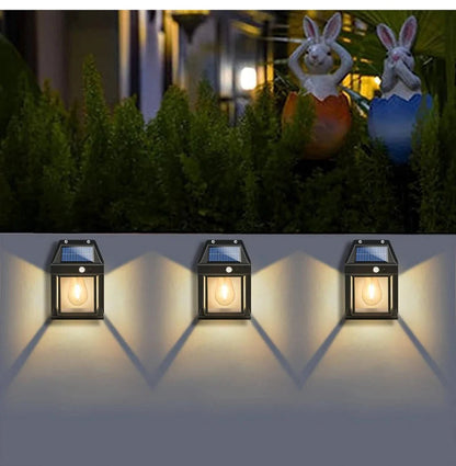 Annie’s Fashion Solar Wall Lamp Outdoor, Set of 2
