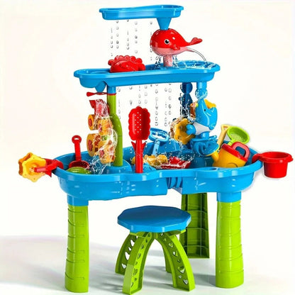 Annie’s Fashion 3 in 1 Outdoor Sand and Water Table for Kids