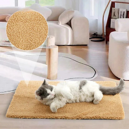Annie’s Fashion Non-Electric Heating Pad for Cats & Dogs – Washable Self-Warming Pet Mat