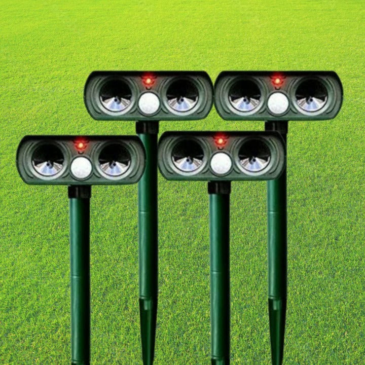 Annie’s Fashion Infrared Motion Activated Solar Animal Repeller for Garden Protection