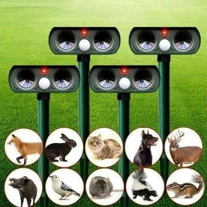 Annie’s Fashion Infrared Motion Activated Solar Animal Repeller for Garden Protection