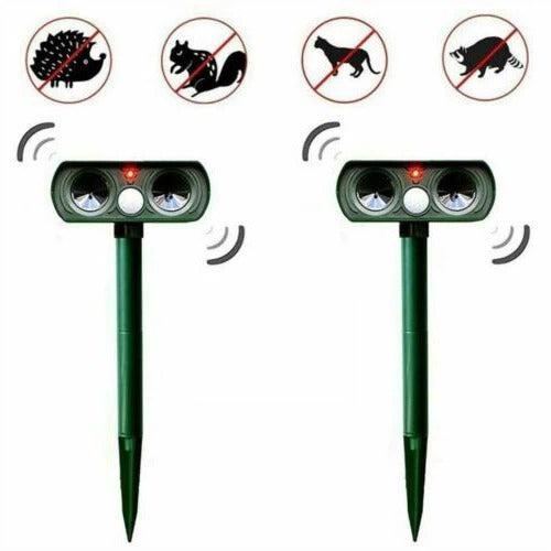 Annie’s Fashion Infrared Motion Activated Solar Animal Repeller for Garden Protection