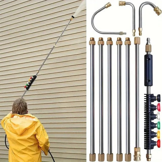 Annie’s Fashion Telescoping Pressure Washer Wand Kit – Fits 4000 PSI Systems