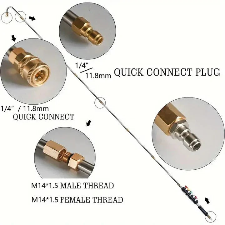 Annie Telescoping Pressure Washer Wand Kit – Fits 4000 PSI Systems - Image 7