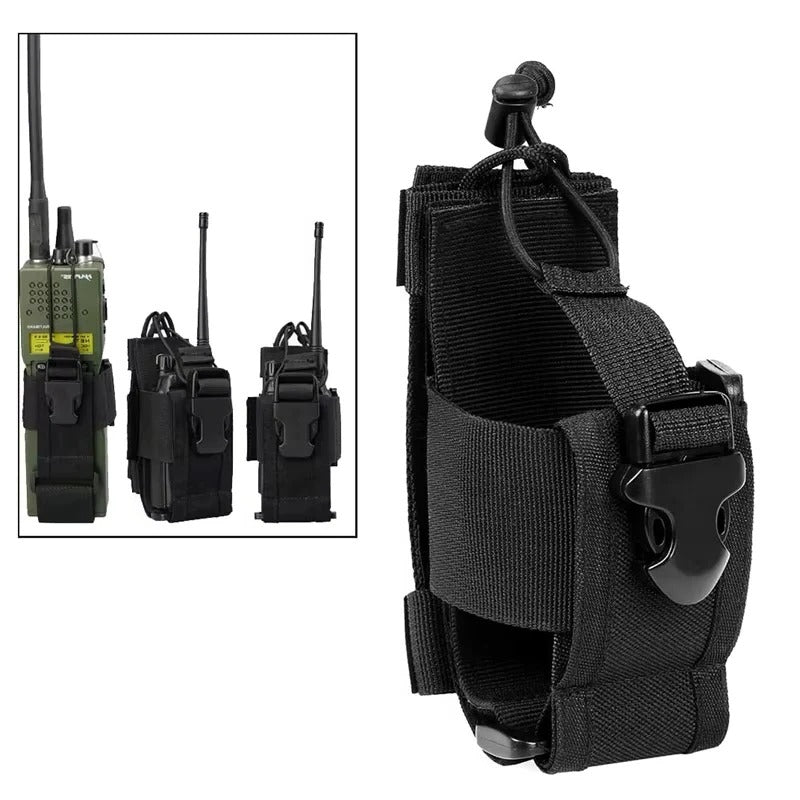 Durable MOLLE Walkie Talkie Carry Case For Waist Belt