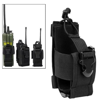 Durable MOLLE Walkie Talkie Carry Case For Waist Belt
