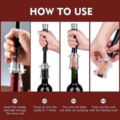 Effortless Cork Removal Wine Tool Set