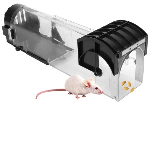 Catch and Release Mouse Trap with Self Lock Door and Reusable Design