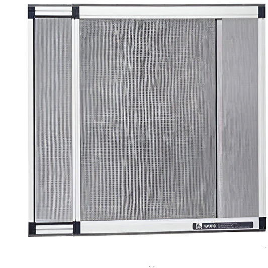 Fiberglass Window Screen with Aluminum Frame and Felt Seal, Pack of 2