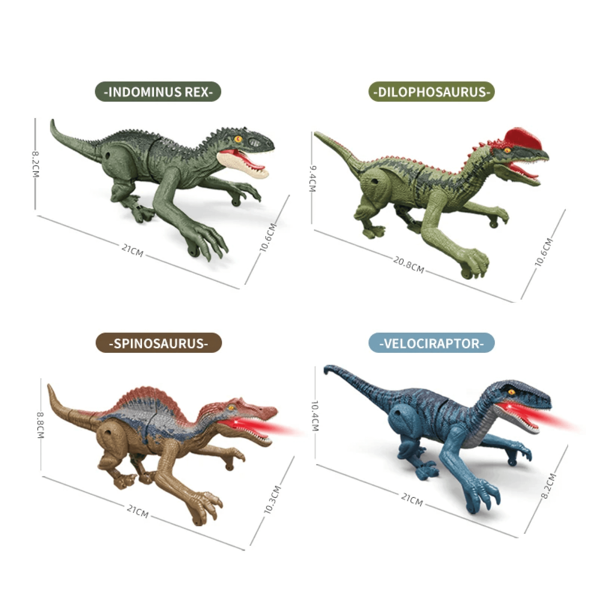 Annie Remote Control Dinosaur Toy – Realistic RC Velociraptor T-Rex with Sounds, Lights & Movements - Image 9