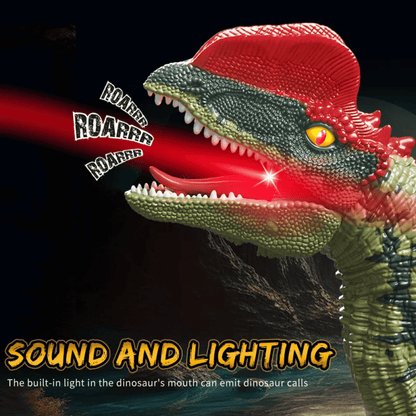Annie Remote Control Dinosaur Toy – Realistic RC Velociraptor T-Rex with Sounds, Lights & Movements - Image 2