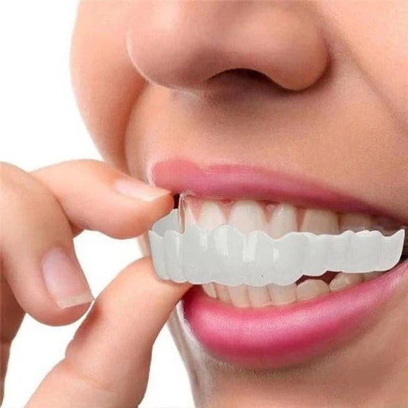 Clip On Teeth Veneer Set for Upper and Lower Coverage