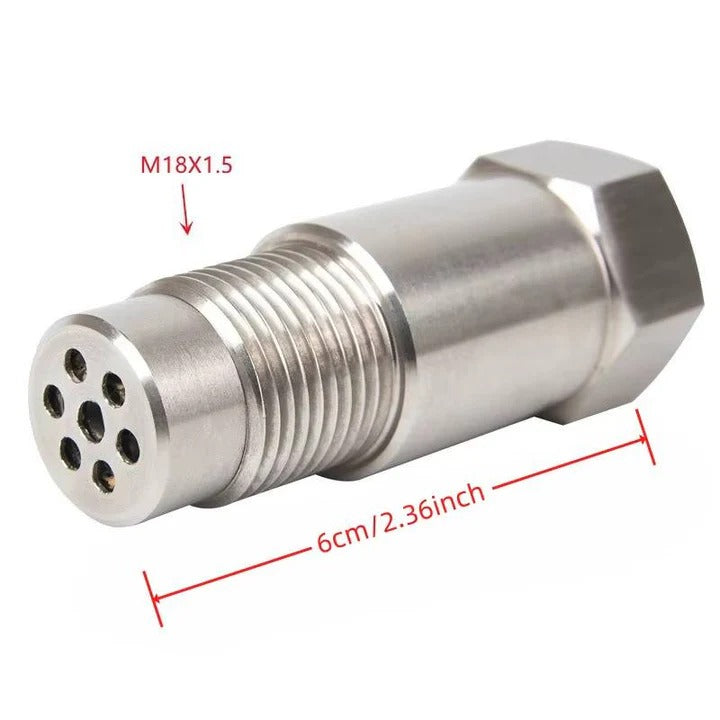 O2 Sensor Adapter M18 × 1.5 with Mini Converter, Set of 2