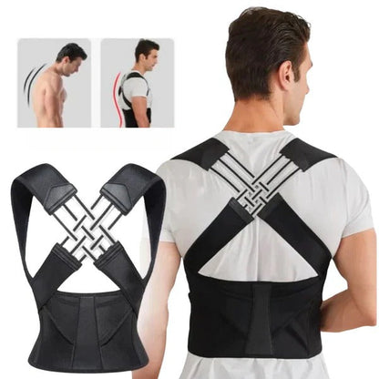 Adjustable Upper Back Posture Support, Alignment Trainer Strap