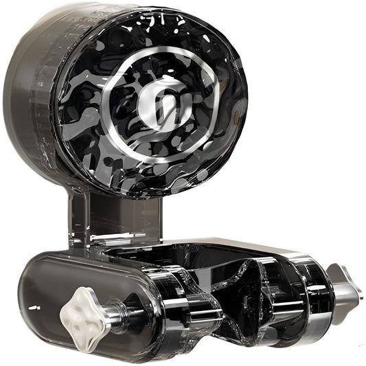 Movable Shower Head Holder with Suction Mount and Adjustable Angle