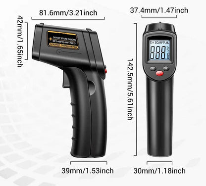 All in One Infrared Laser Thermometer for Non Contact Surface Temperature