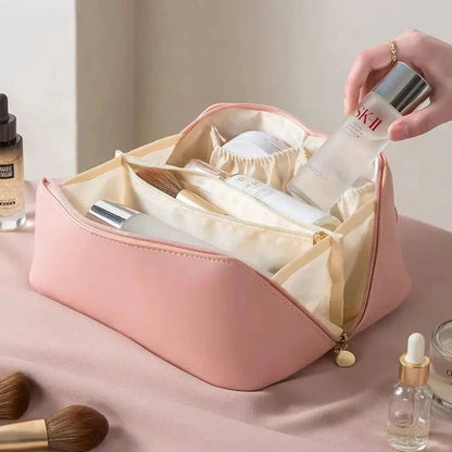 Clear Makeup Organizer Bag with Multiple Compartments
