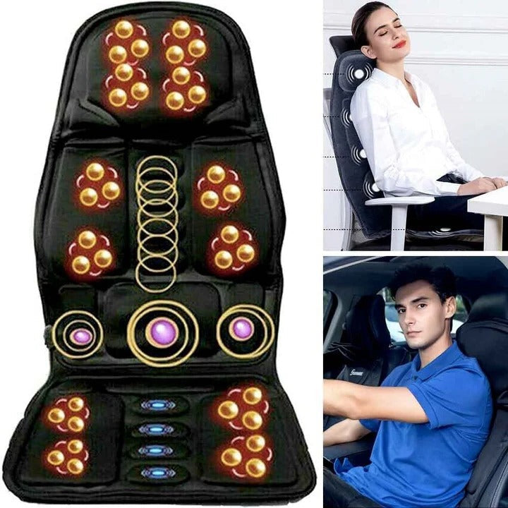 Annie’s Fashion 8 Mode Massage Chair Pad With Heated Back Neck Cushion