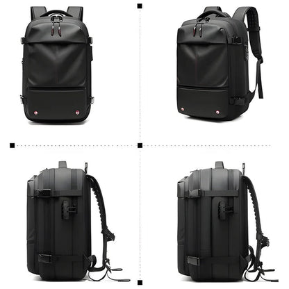 Backpack with Internal Compression System and Structured Design