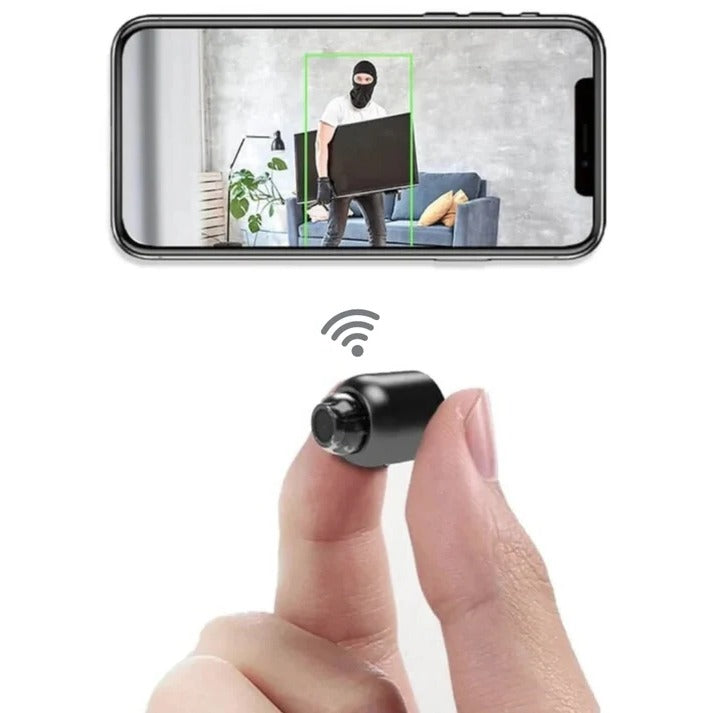 Compact Wireless Camera with 1080p HD and Night Vision, Motion Detection Alerts