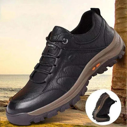 Annie’s Fashion Men’s Arch Support Casual Shoes – Breathable, Non-Slip, Hand-Stitched Comfort Loafers