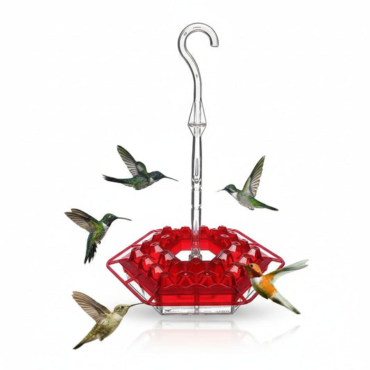 30-Port Hummingbird Feeder with 12oz Capacity for Hanging