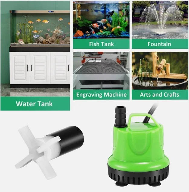 Annie’s Fashion Submersible Water Pump Aquarium Fish Fountain