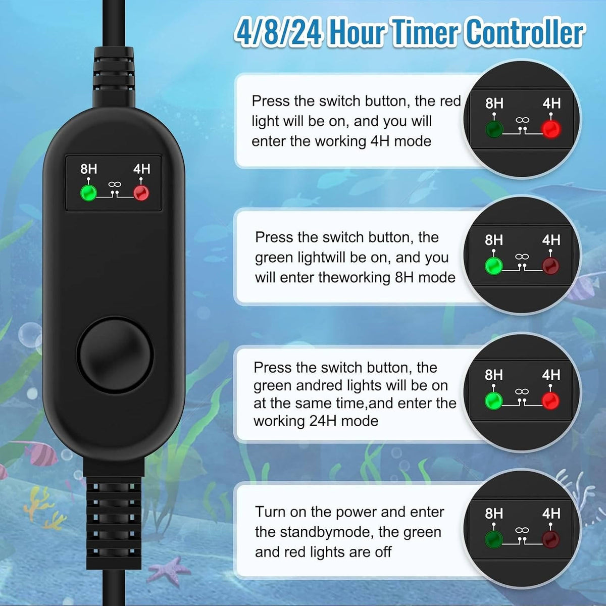 Annie’s Fashion Aquarium Fish Tank Submersible Water Pump