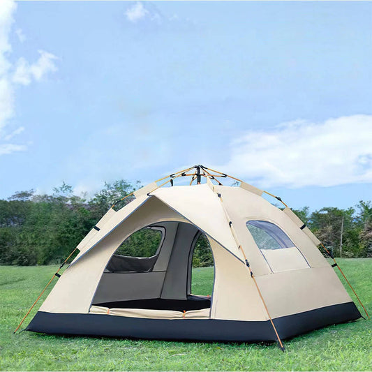 Annie’s Fashion 3-4 Person Automatic Instant Pop Up Camping Tent Outdoor Waterproof Double Layer