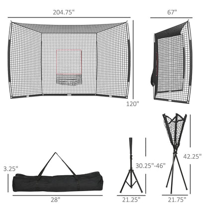 Annie’s Fashion Softball And Baseball Net Set
