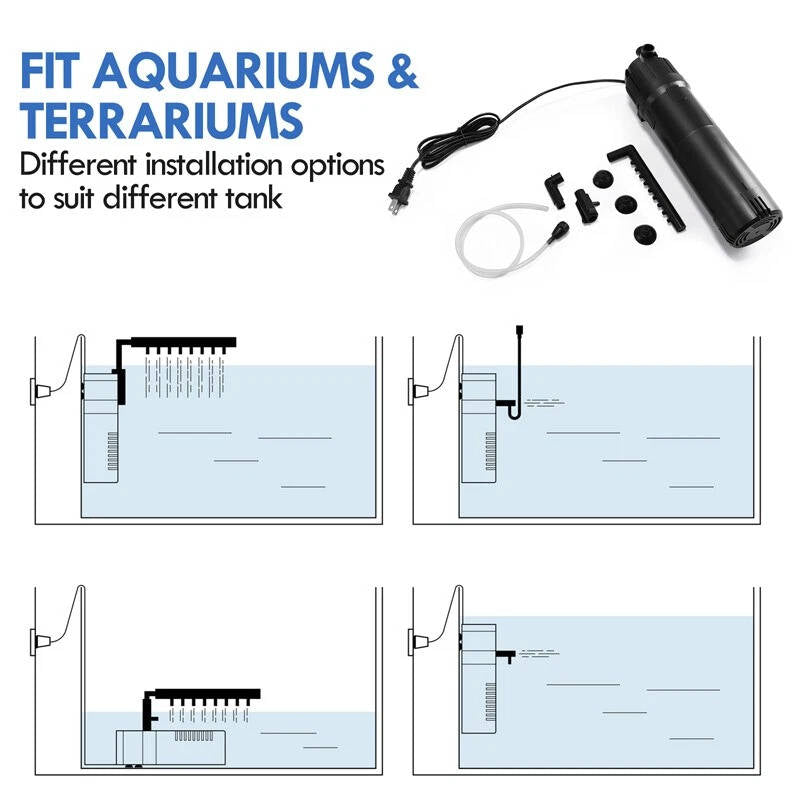 Annie’s Fashion Aquarium Fish Tank Submersible Water Pump