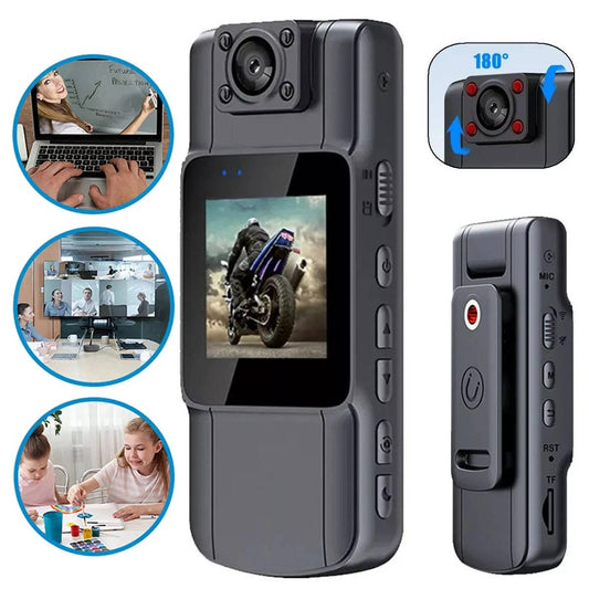 Annie’s Fashion 180° police professional body camera with night vision