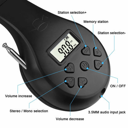 Annie’s Fashion Headphones With FM Radio And Bluetooth