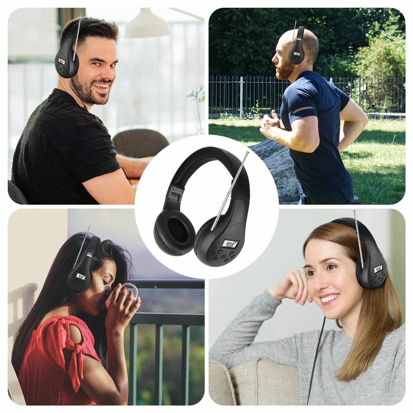 Annie’s Fashion Headphones With FM Radio And Bluetooth