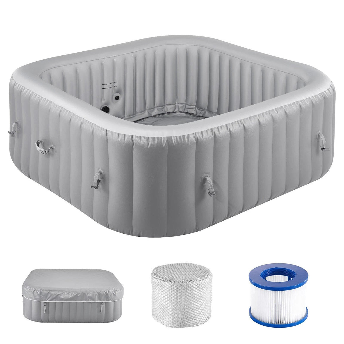 Annie’s Fashion Portable 6 Person Inflatable Hot Tub Spa