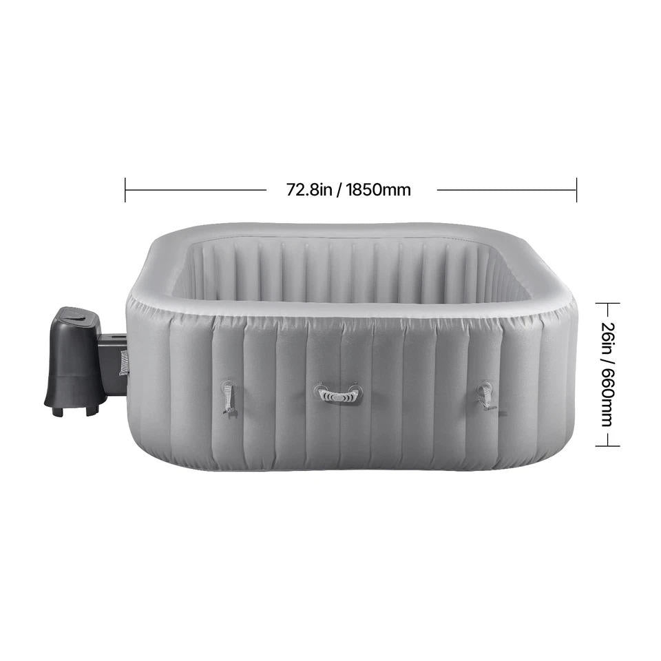 Annie’s Fashion Portable 6 Person Inflatable Hot Tub Spa