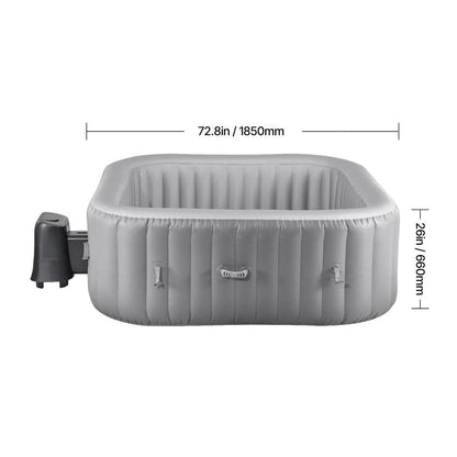 Annie’s Fashion Portable 6 Person Inflatable Hot Tub Spa