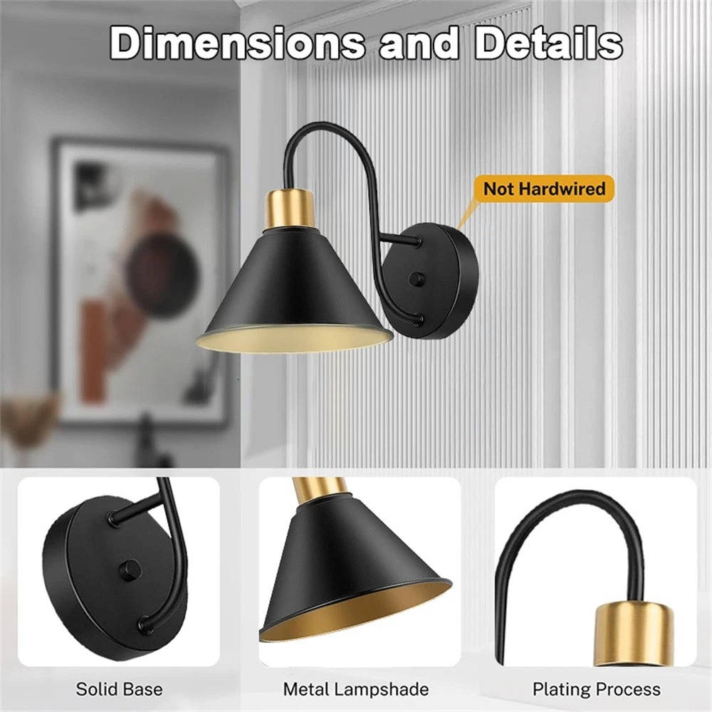 Annie’s Fashion 2PKS Battery Operated Wall Sconces with Remote Dimmable Wireless LED Wall Lamp