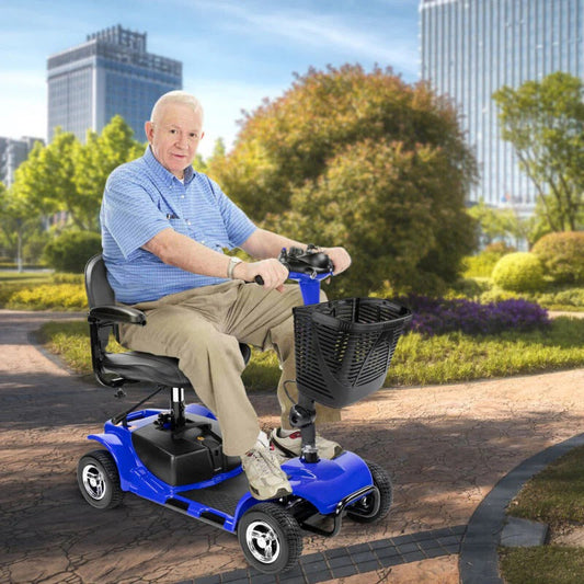 Annie’s Fashion 4 wheels mobility scooter power wheelchair folding electric scooters home travel