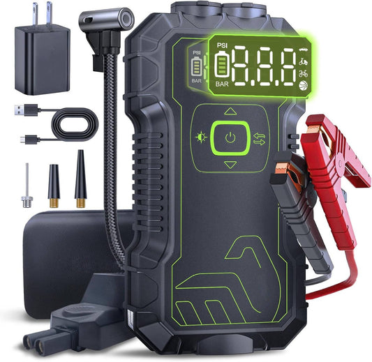 Annie’s Fashion Car Jump Starter 10000mAh with Air Compressor