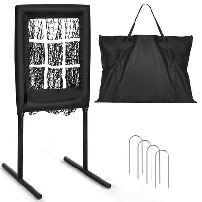 Annie’s Fashion 9 Hole Portable Baseball Pitching Net With Strike Zone