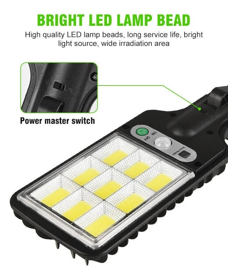 Annie’s Fashion 3PCS Outdoor Solar Wall Light LED Motion Sensor