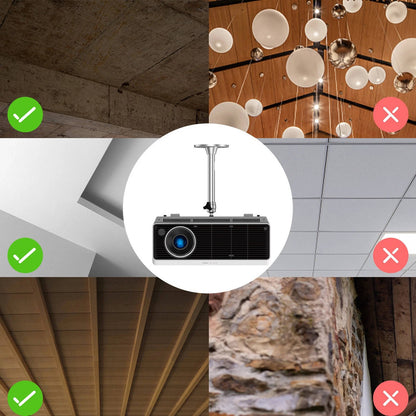 Annie’s Fashion Universal Aluminium Projector Ceiling Mount