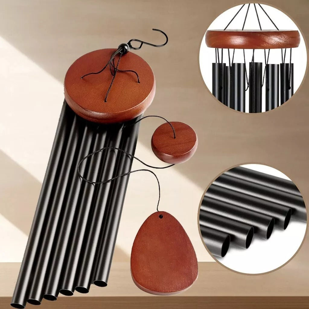 Annie’s Fashion Large Wind Chimes with Deep Tones – Resonant Sound for Patios & Porches