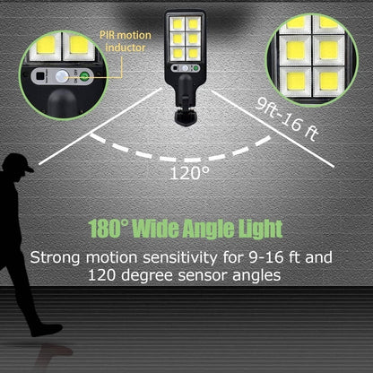 Annie’s Fashion 3PCS Outdoor Solar Wall Light LED Motion Sensor