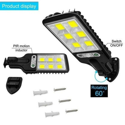 Annie’s Fashion 3PCS Outdoor Solar Wall Light LED Motion Sensor