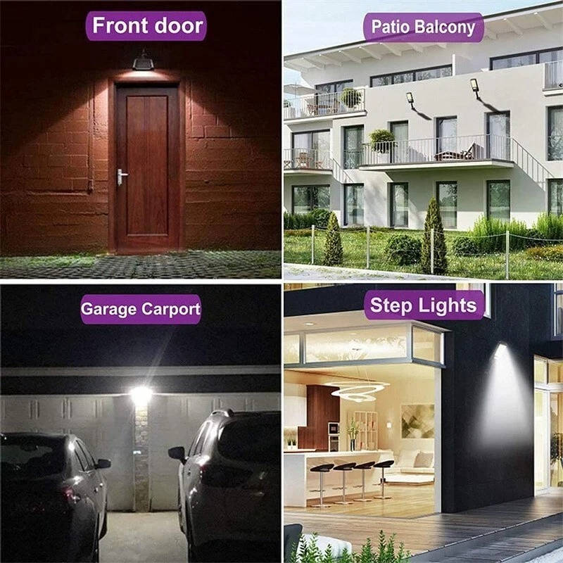 Annie’s Fashion 3PCS Outdoor Solar Wall Light LED Motion Sensor